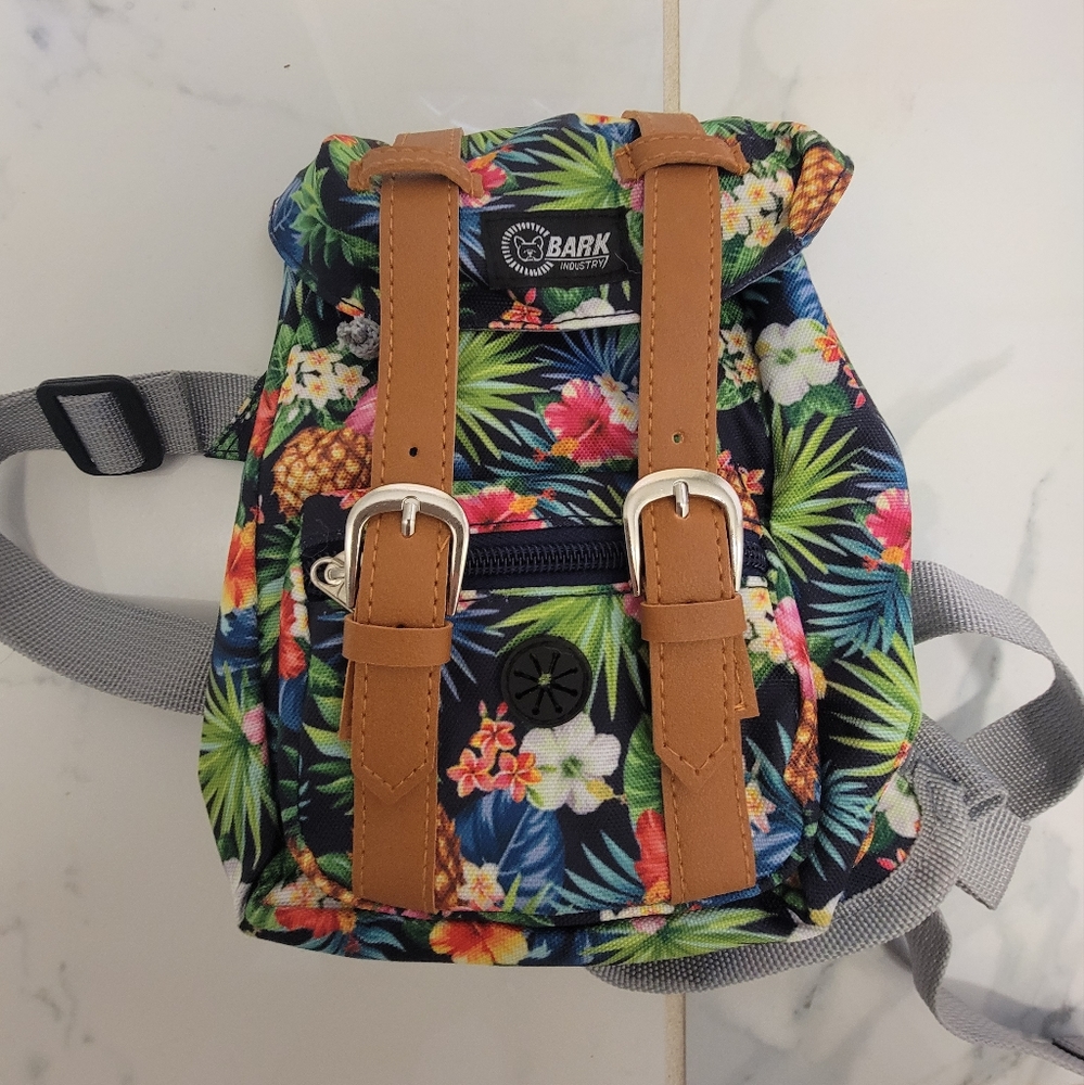 Dog back pack harness
